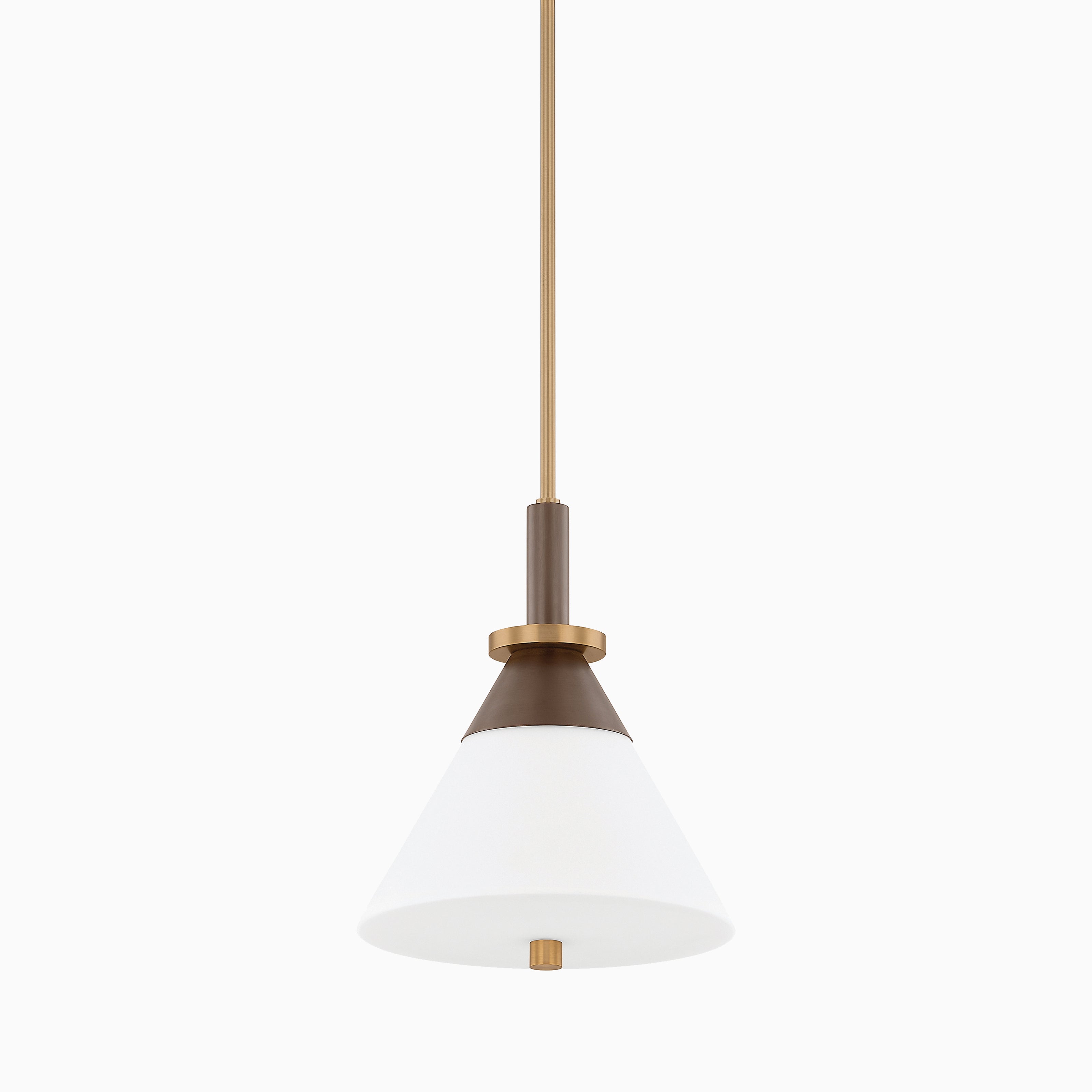 Lennie 12 Pendant in Patina Brass/Bronze