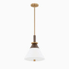 Lennie 12 Pendant in Patina Brass/Bronze