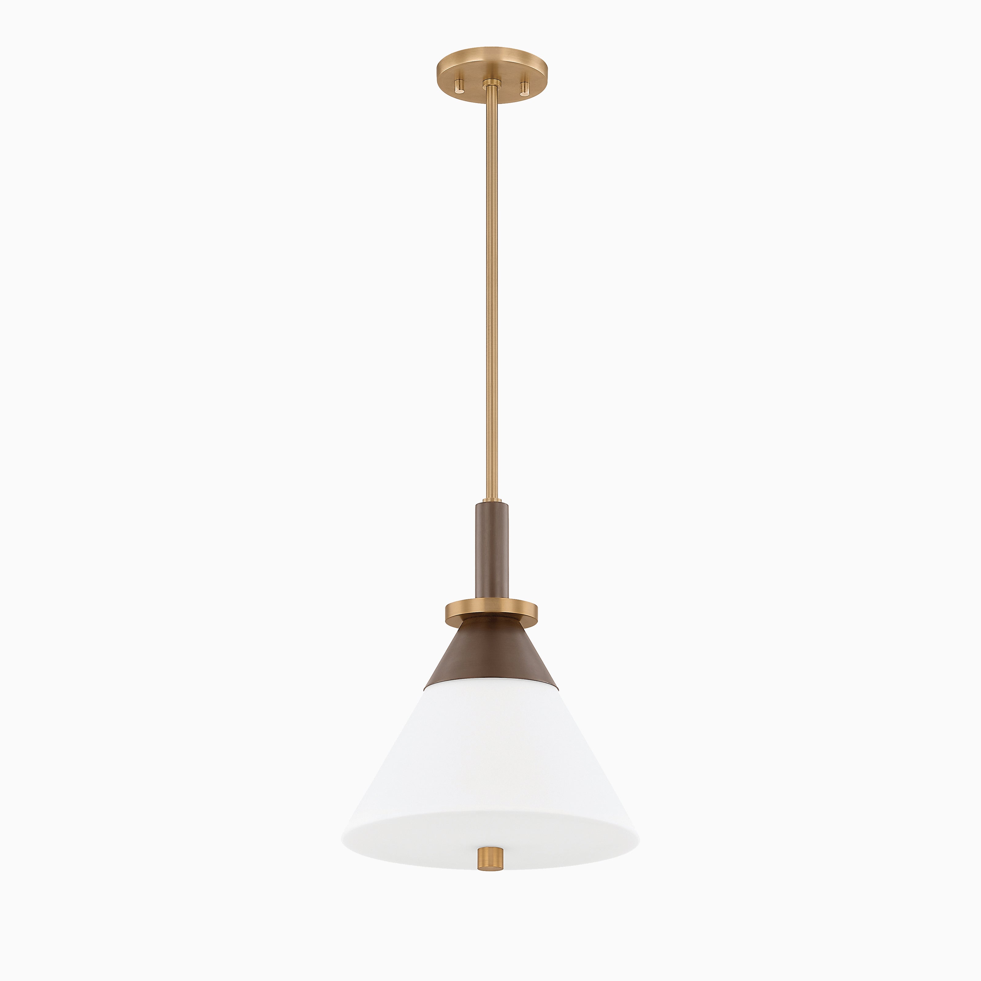 Lennie 12 Pendant in Patina Brass/Bronze