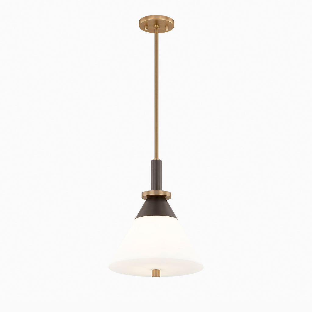 Lennie 12 Pendant in Patina Brass/Bronze