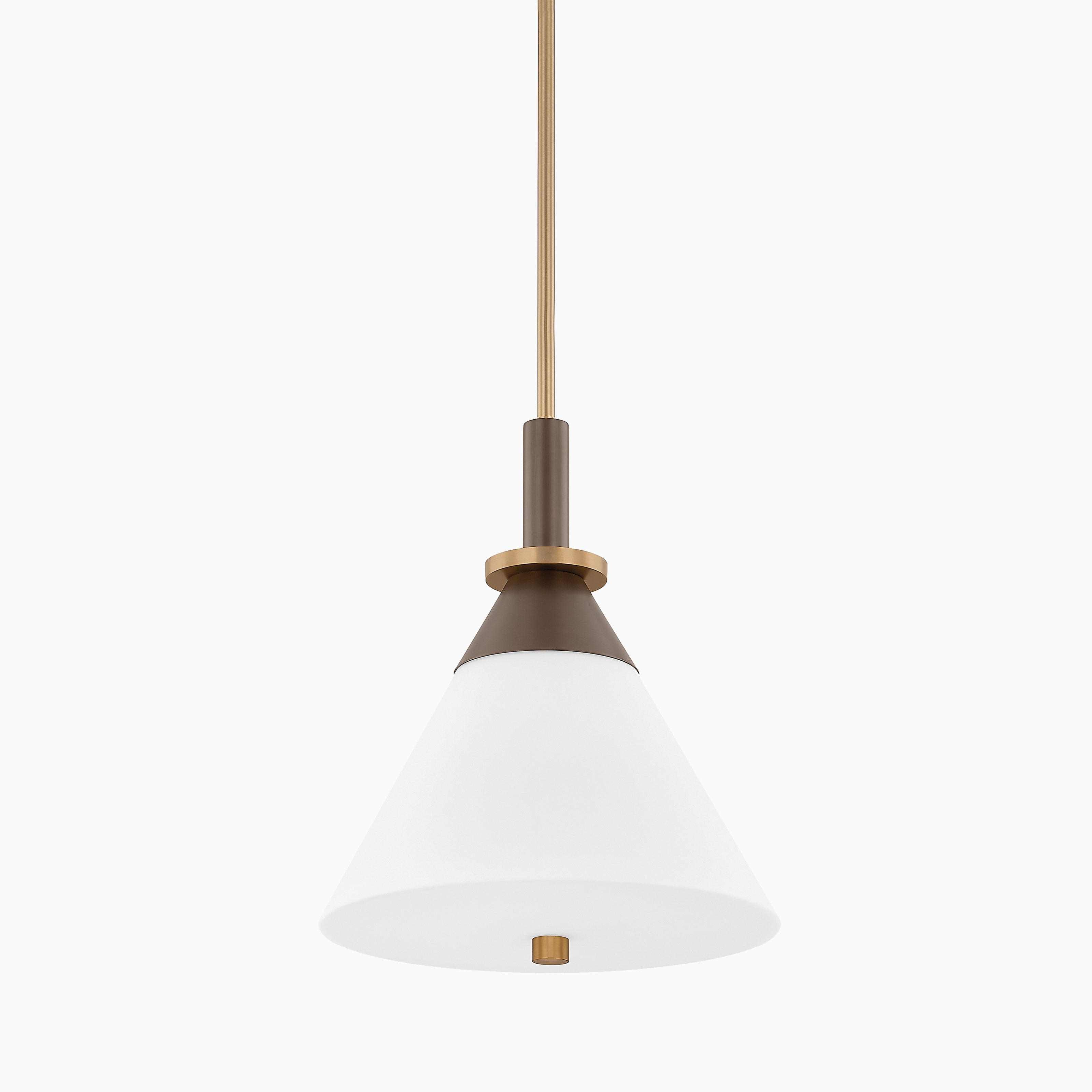 Lennie 16 Pendant in Patina Brass/Bronze