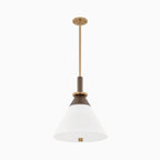 Lennie 16 Pendant in Patina Brass/Bronze