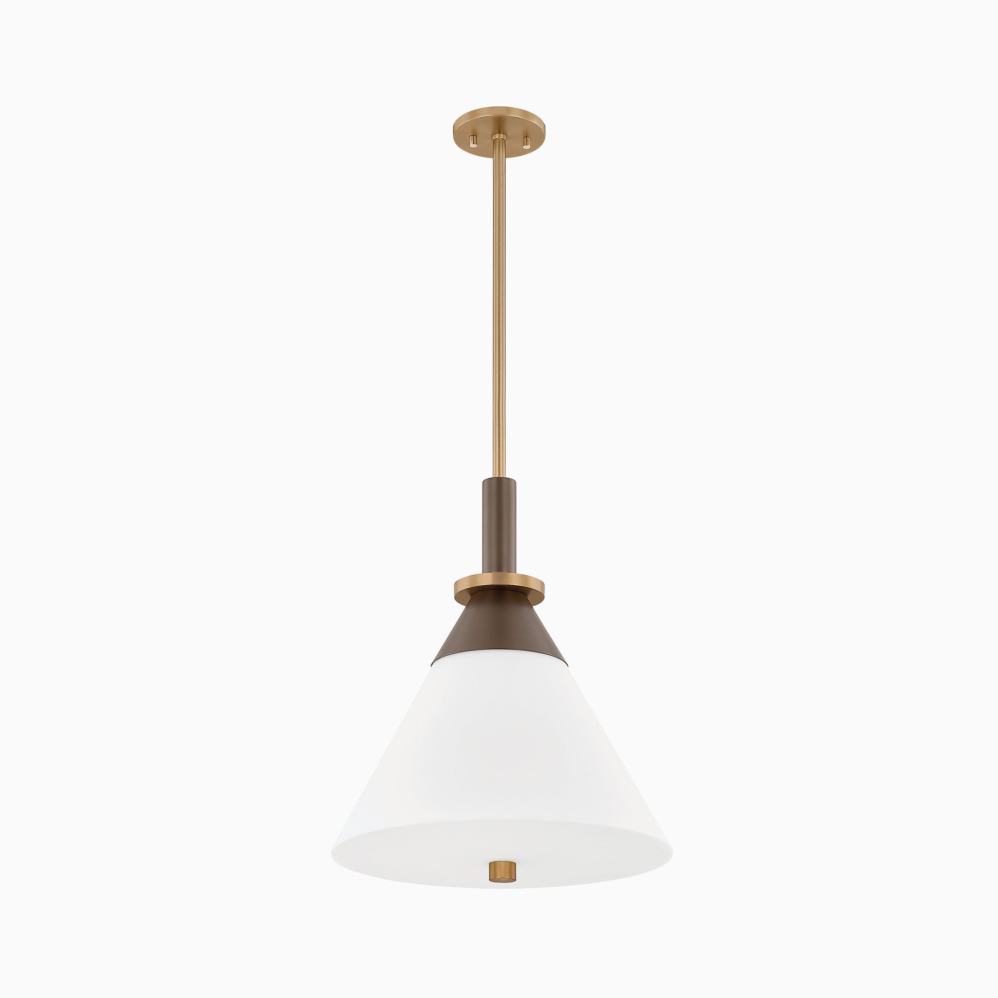 Lennie 16 Pendant in Patina Brass/Bronze