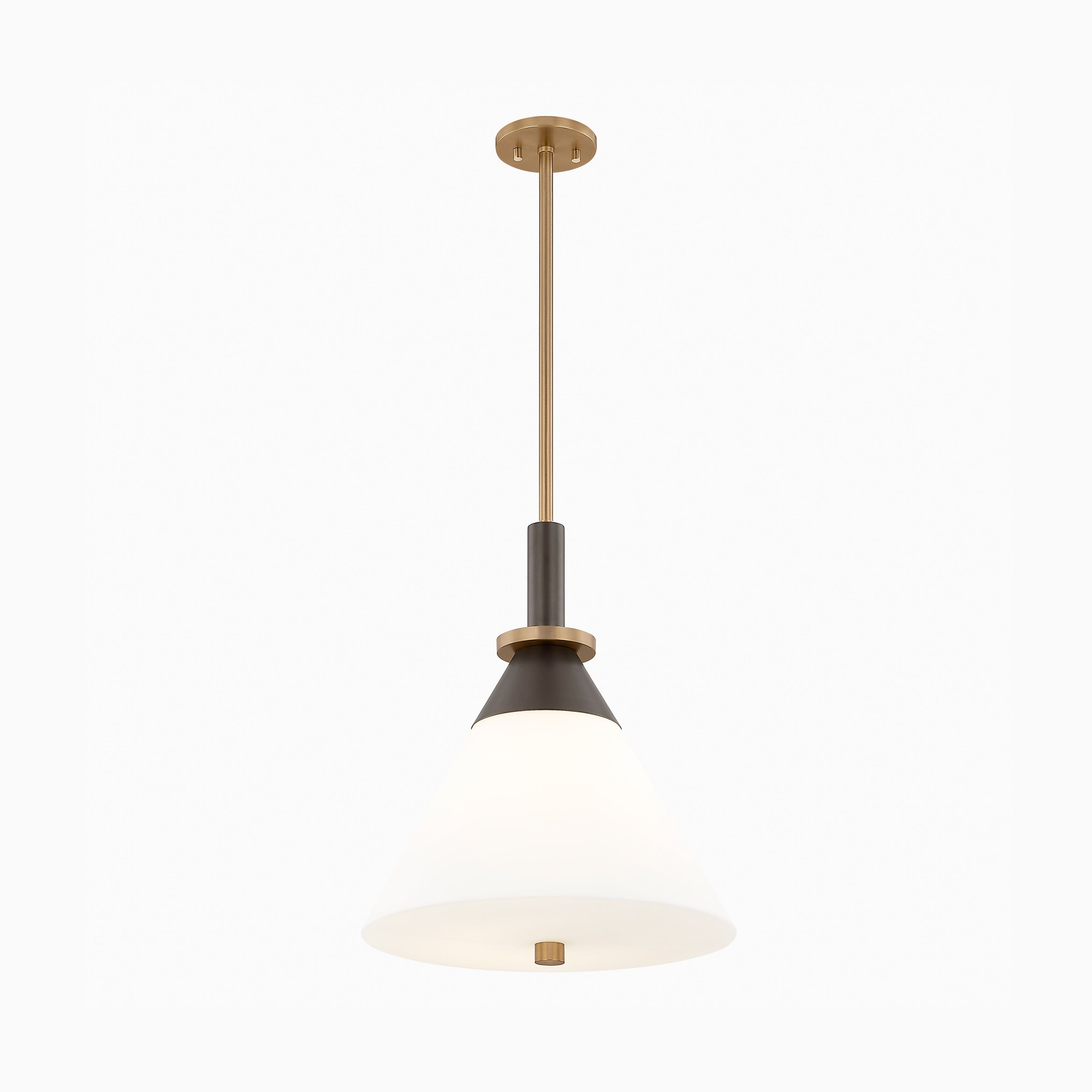 Lennie 16 Pendant in Patina Brass/Bronze