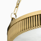 Matteo Pendant in Aged Brass