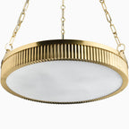 Matteo Pendant in Aged Brass