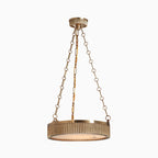 Matteo Pendant in Aged Brass