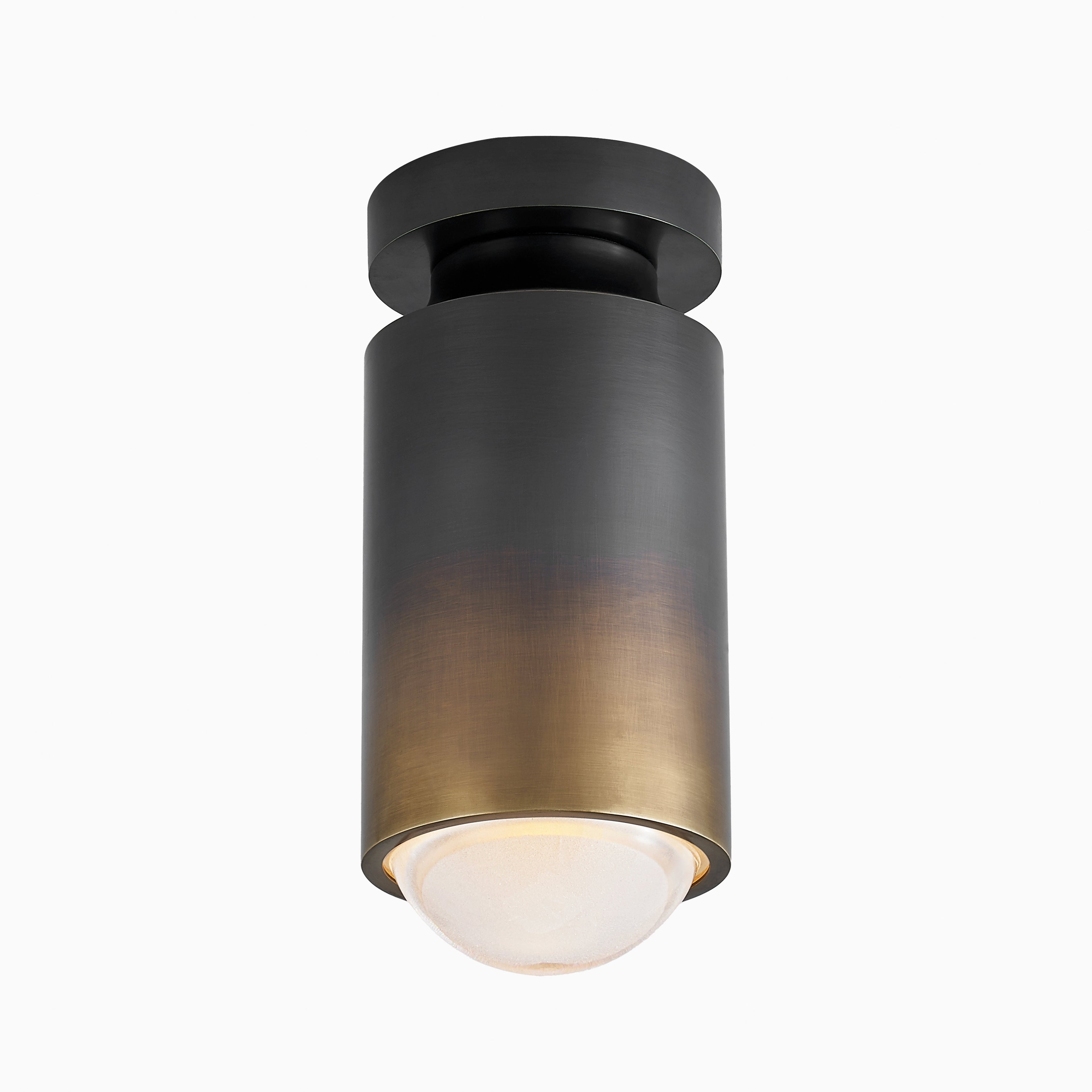 Mendes Flush Mount in Gradient Brass