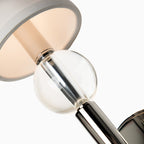 Mickelson 1-Light Wall Sconce in Polished Nickel