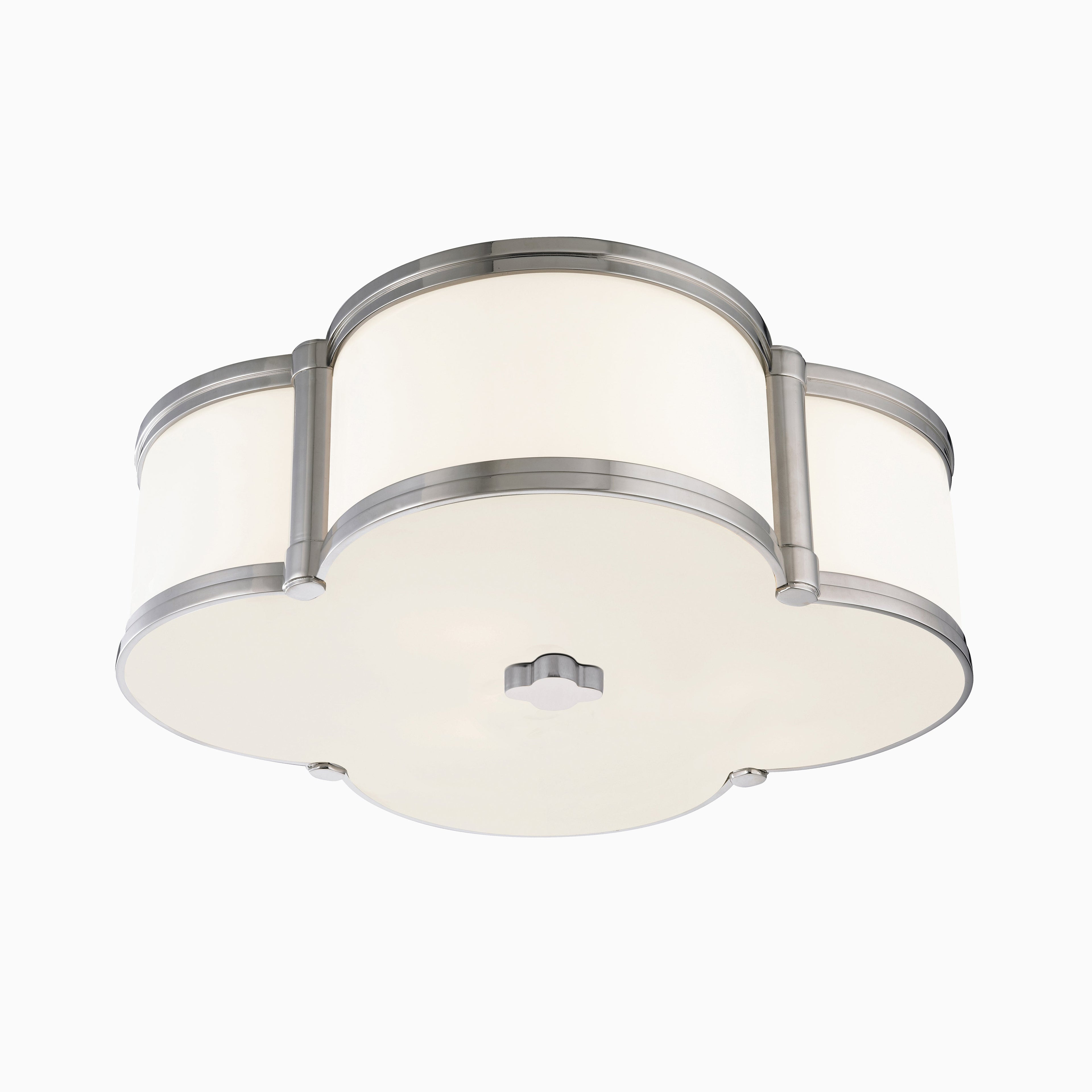 Mulligan 17 Flush Mount in Polished Nickel