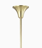 Nicholson Chandelier in Aged Brass