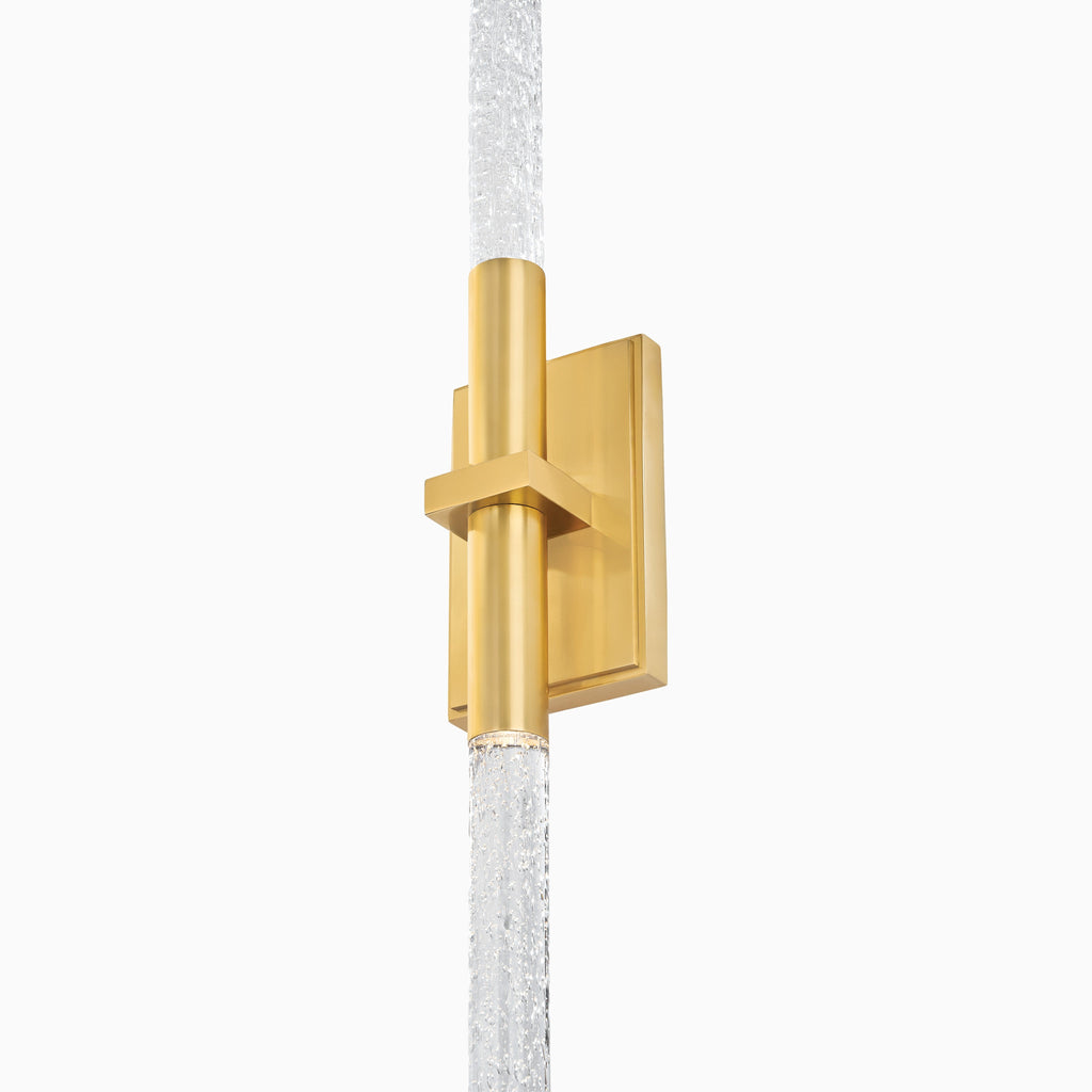 Niko Wall Sconce in Aged Brass