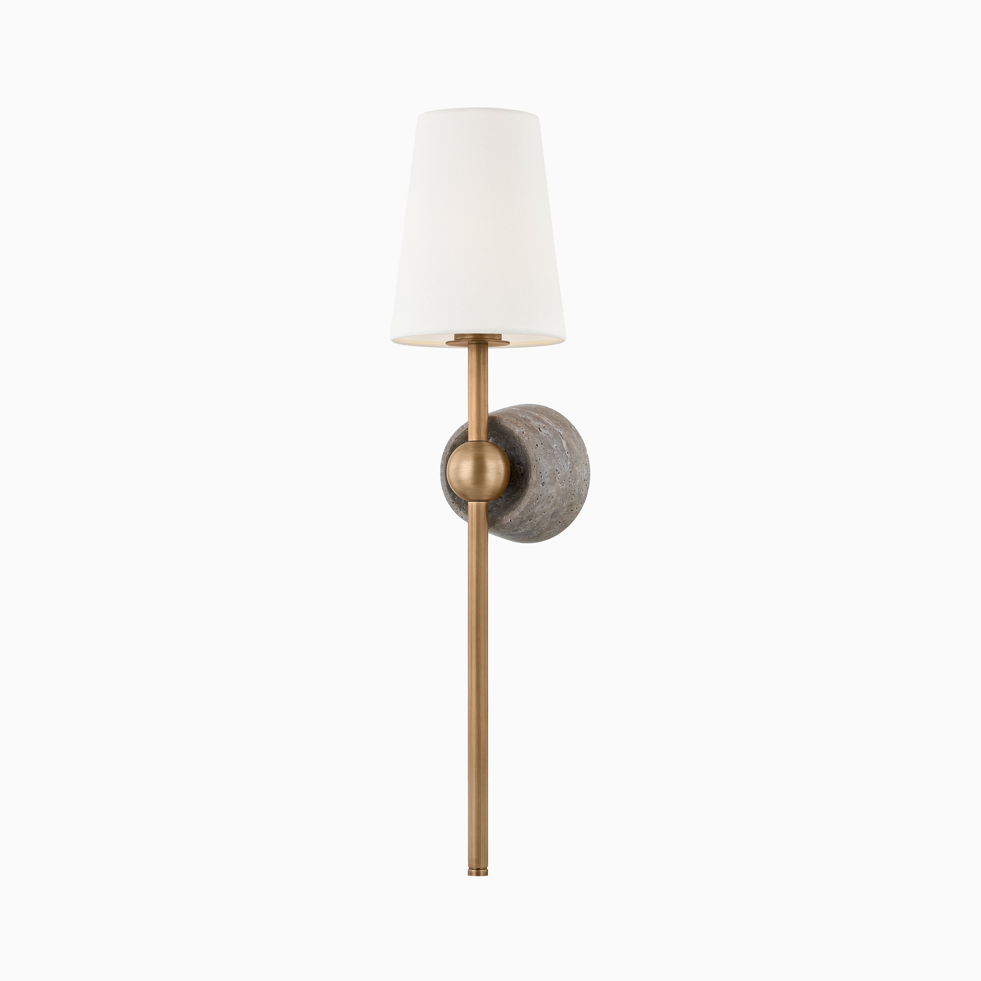 Ortega Wall Sconce in Patina Brass