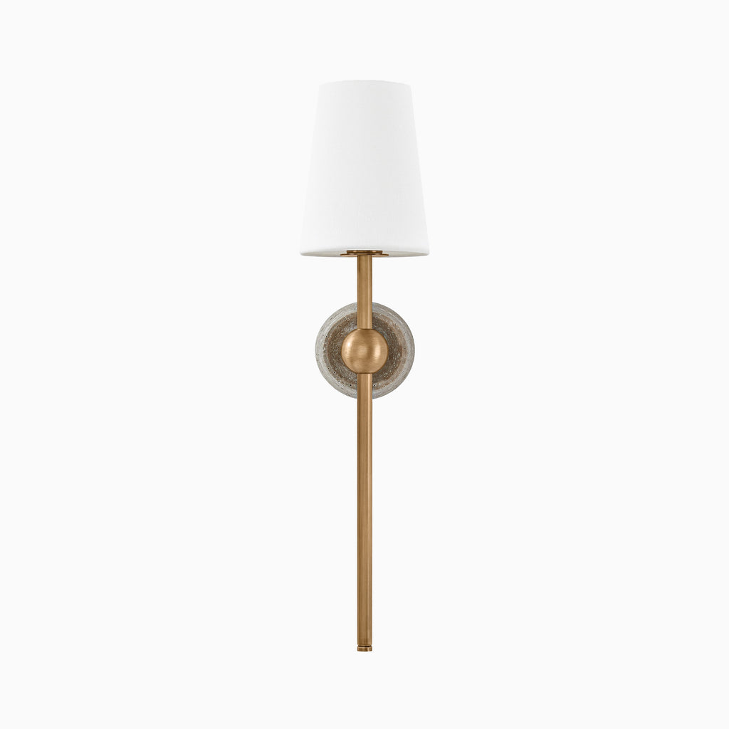 Ortega Wall Sconce in Patina Brass