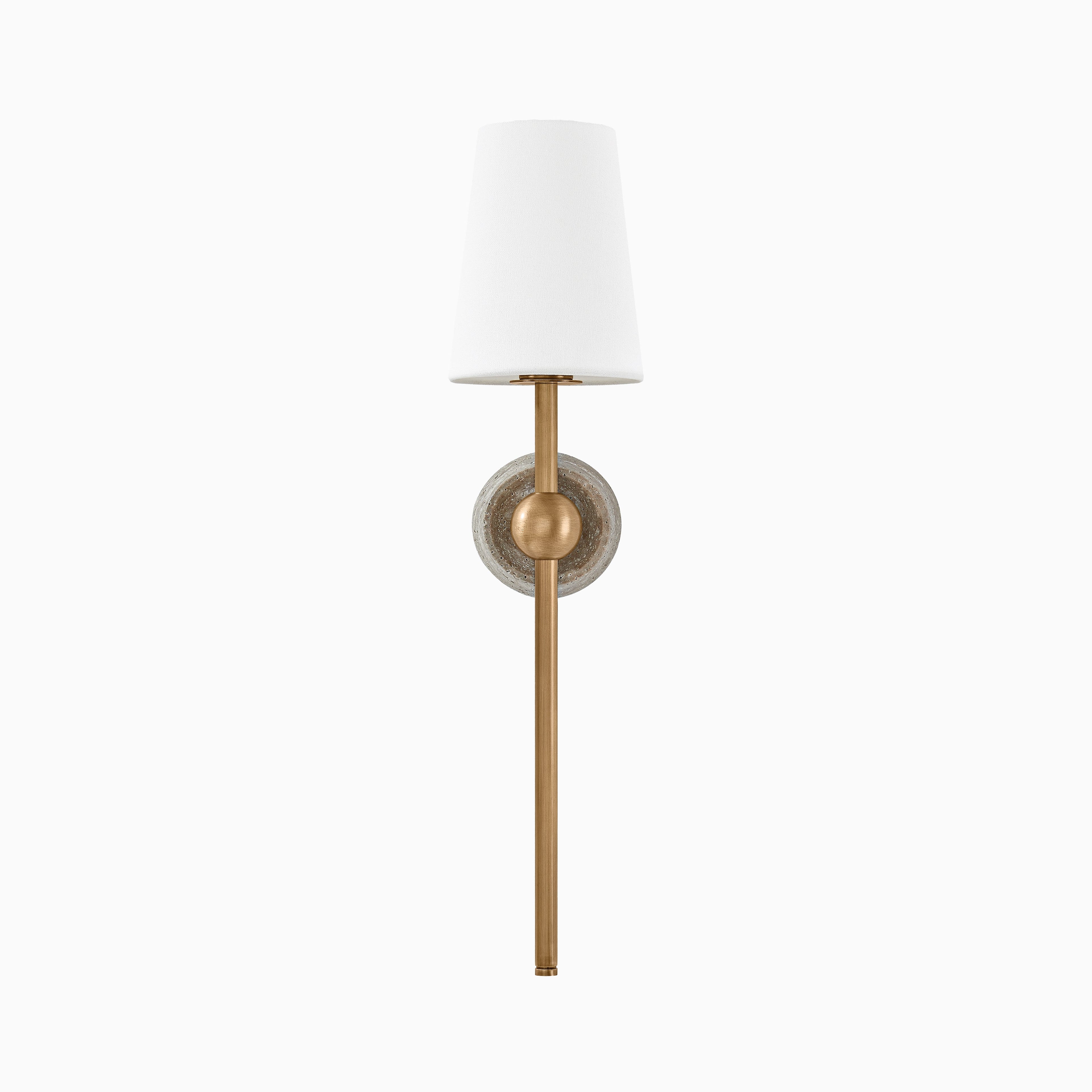 Ortega Wall Sconce in Patina Brass