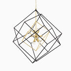 Osborne 34 Chandelier in Aged Brass