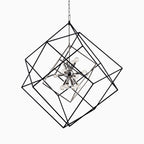 Osborne 34 Chandelier in Polished Nickel