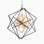 Osborne 26 Chandelier in Aged Brass