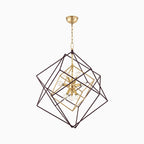 Osborne 26 Chandelier in Aged Brass