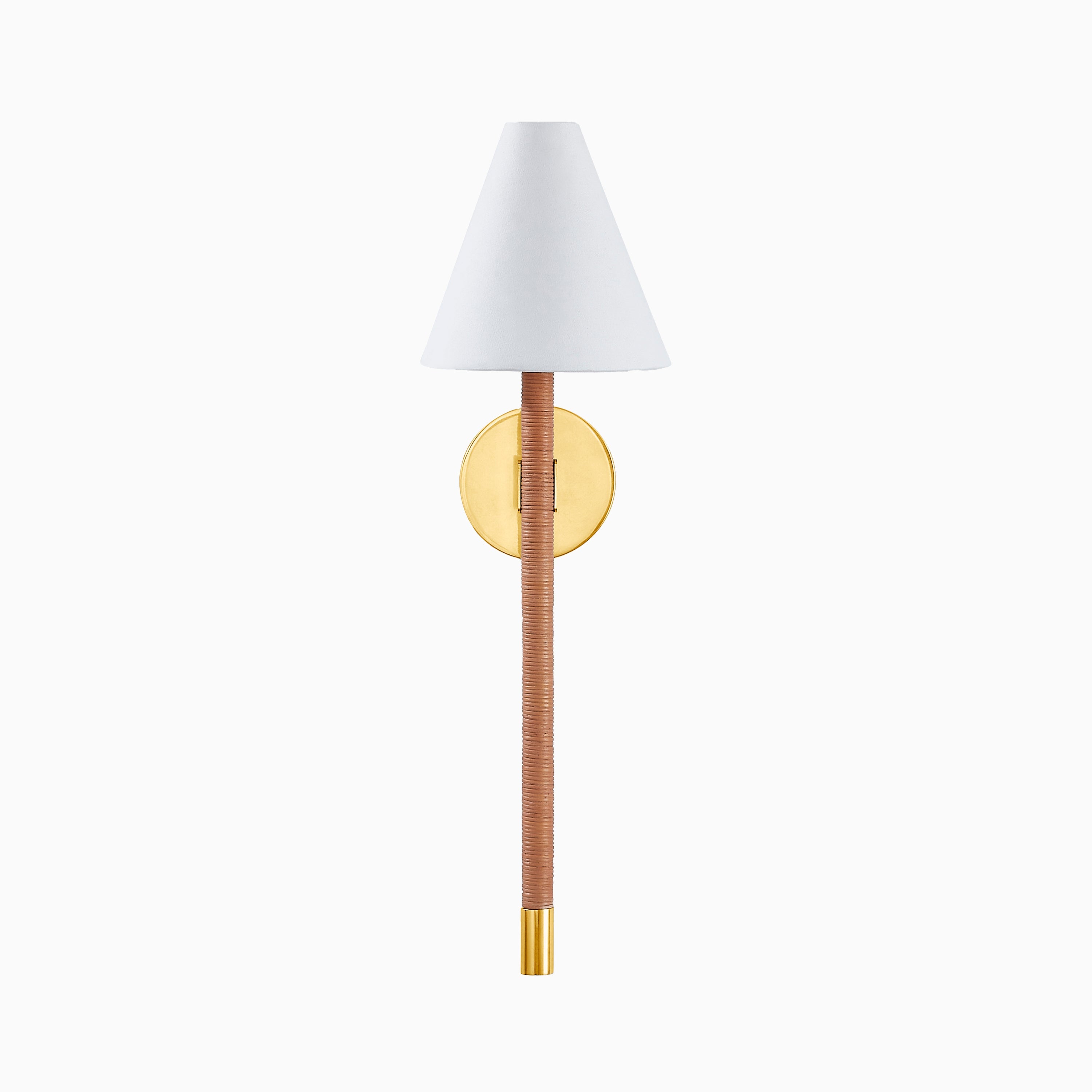 Pauline Wall Sconce in Aged Brass