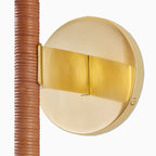 Pauline Wall Sconce in Aged Brass