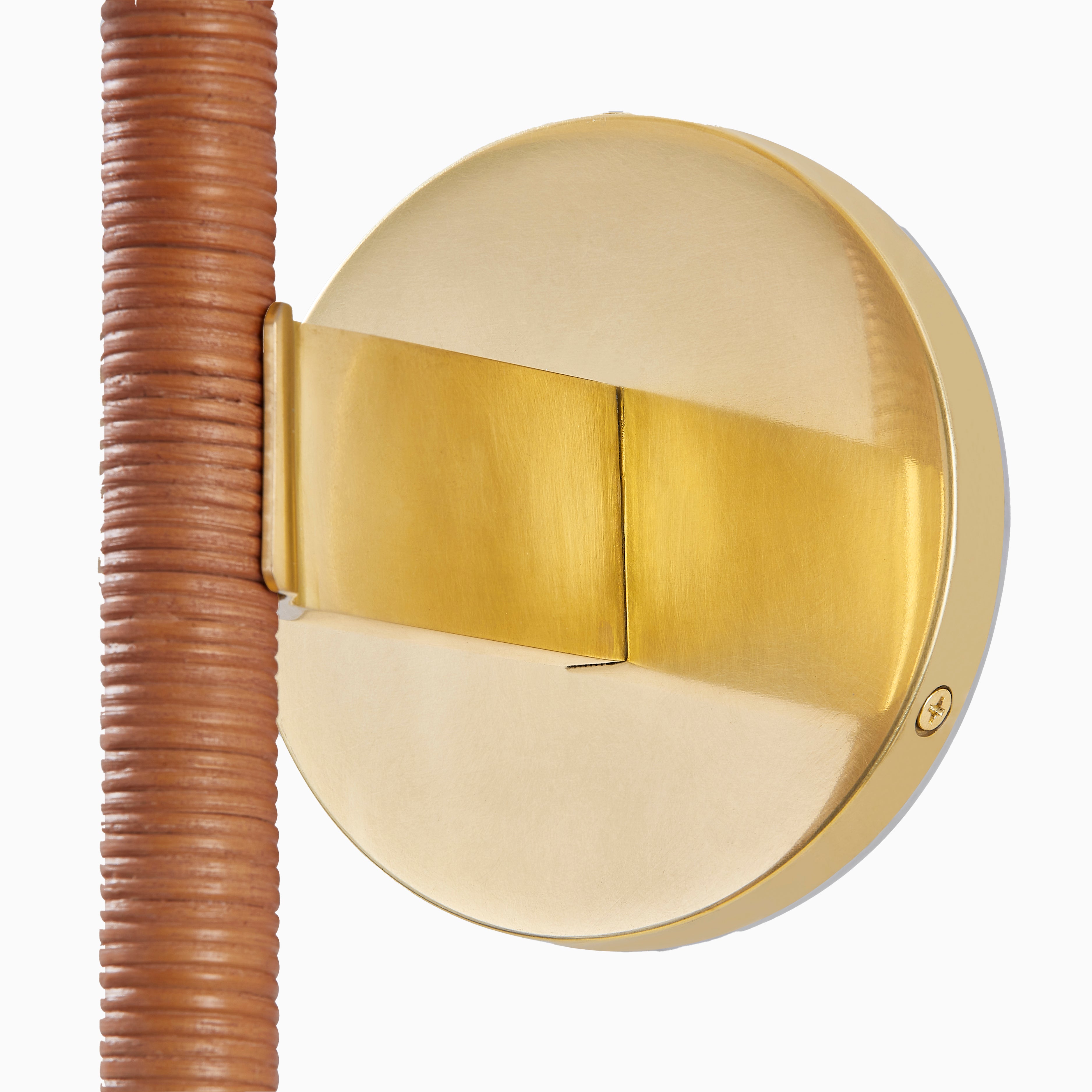 Pauline Wall Sconce in Aged Brass