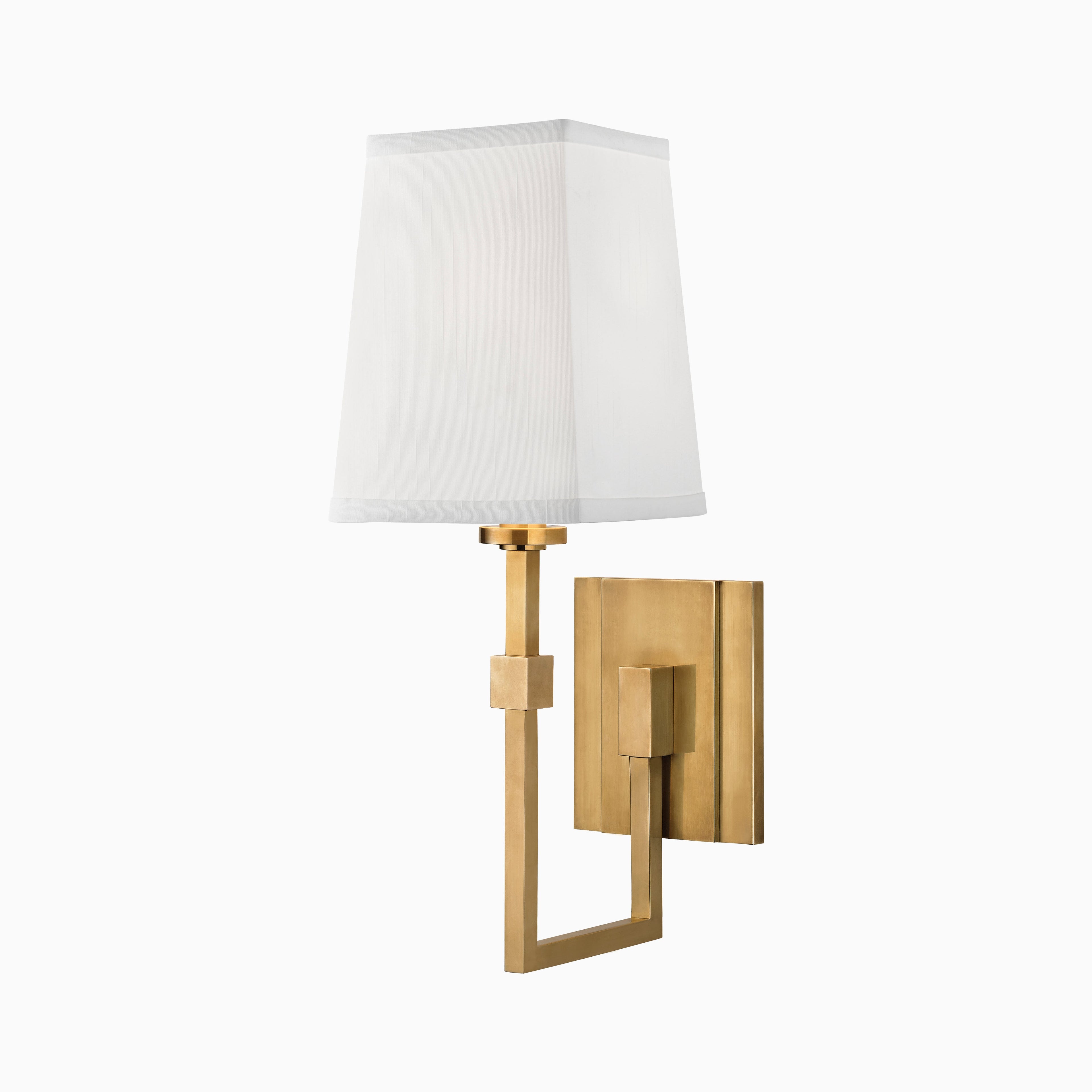 Pax Wall Sconce in Aged Brass