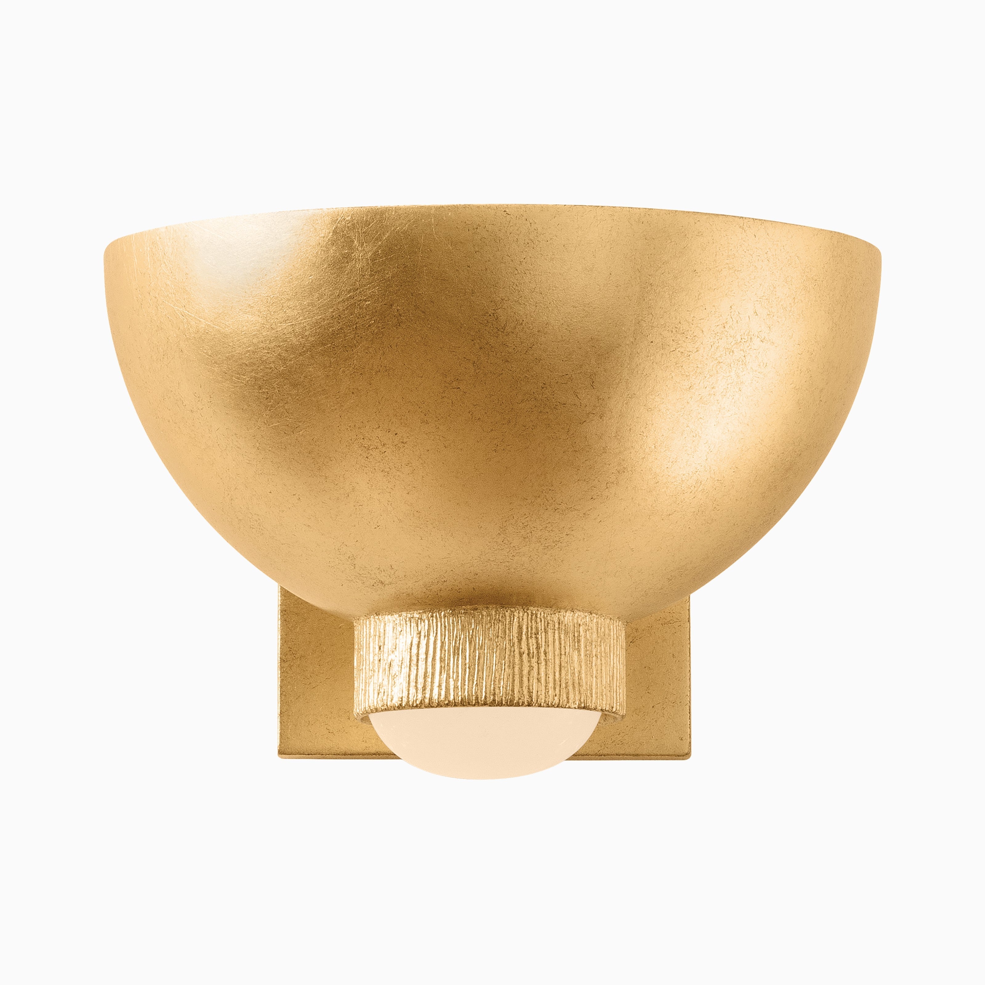 Perez Wall Sconce in Vintage Gold Leaf