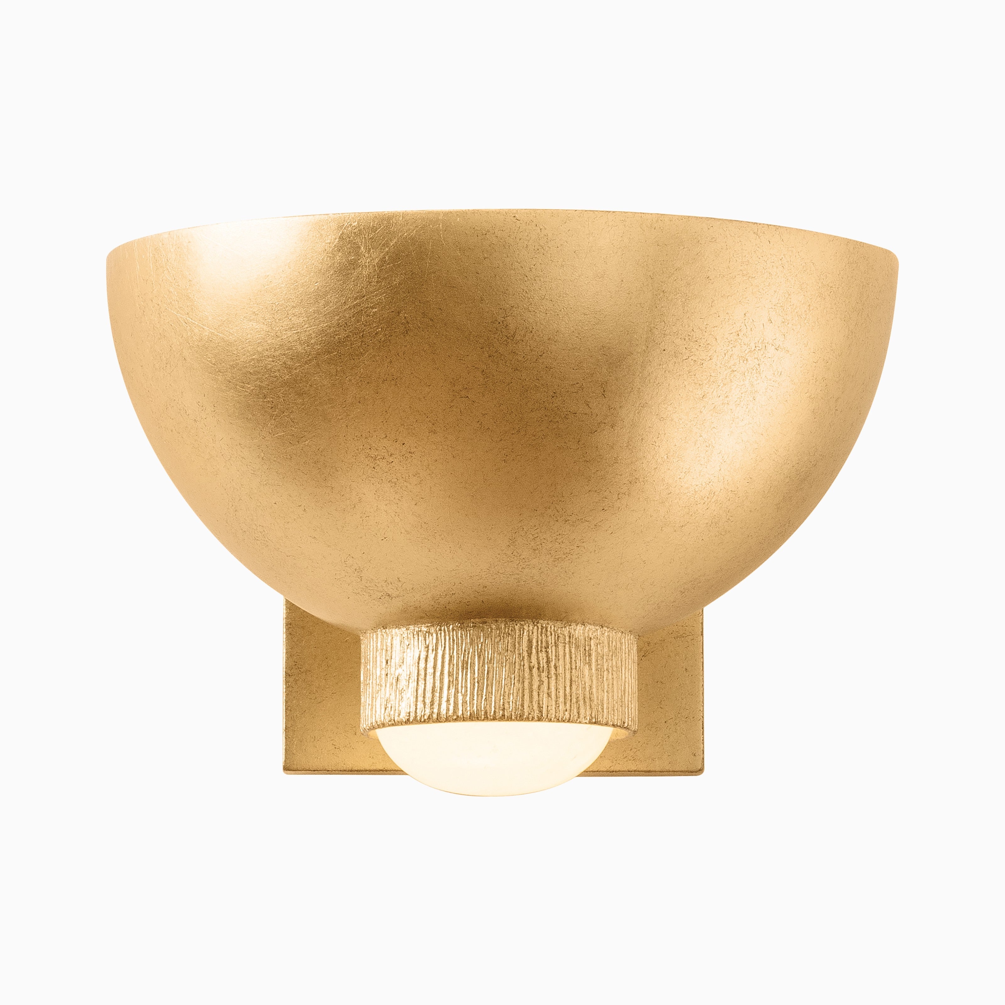 Perez Wall Sconce in Vintage Gold Leaf