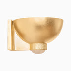Perez Wall Sconce in Vintage Gold Leaf