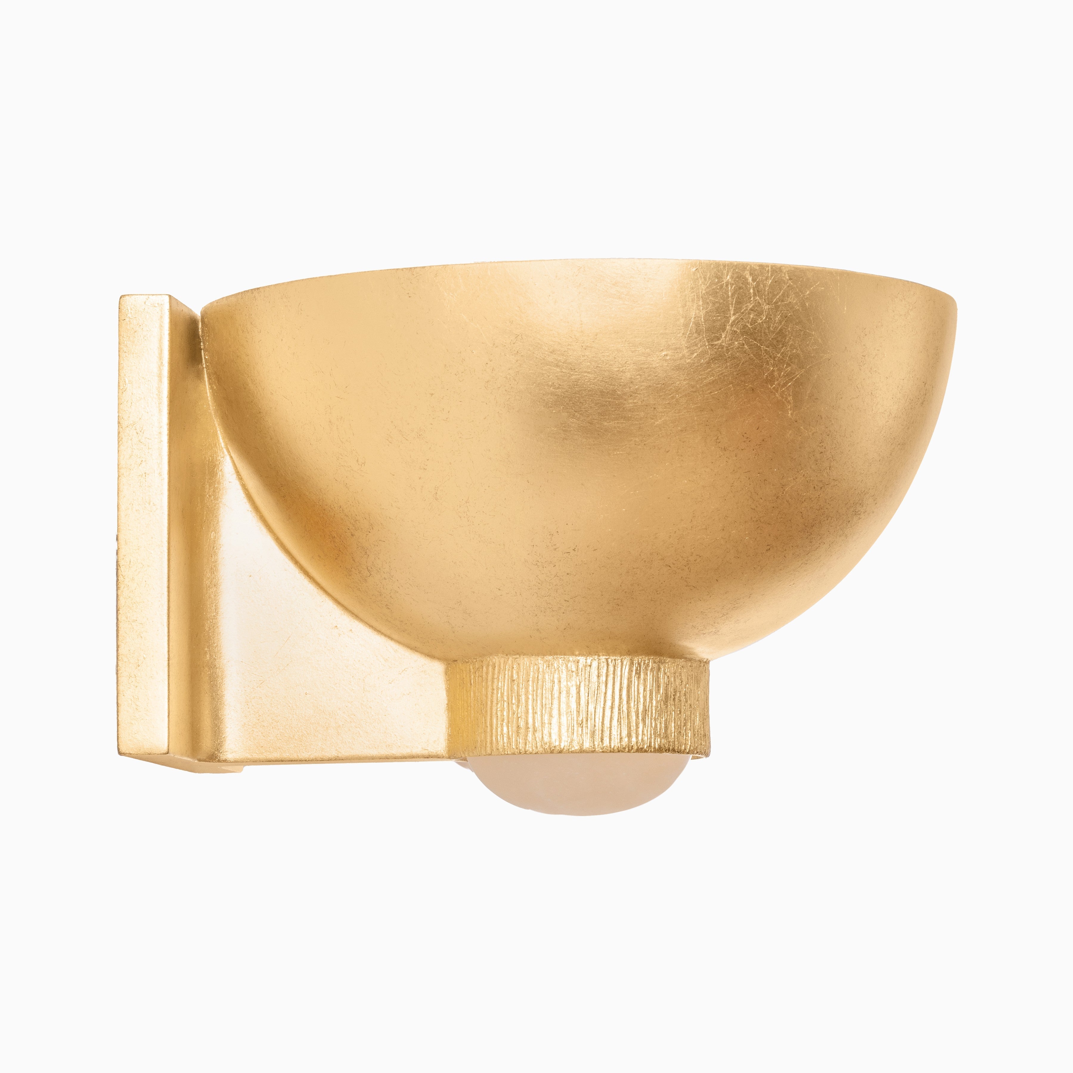 Perez Wall Sconce in Vintage Gold Leaf