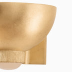 Perez Wall Sconce in Vintage Gold Leaf