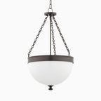 Phineas Pendant in Historic Bronze