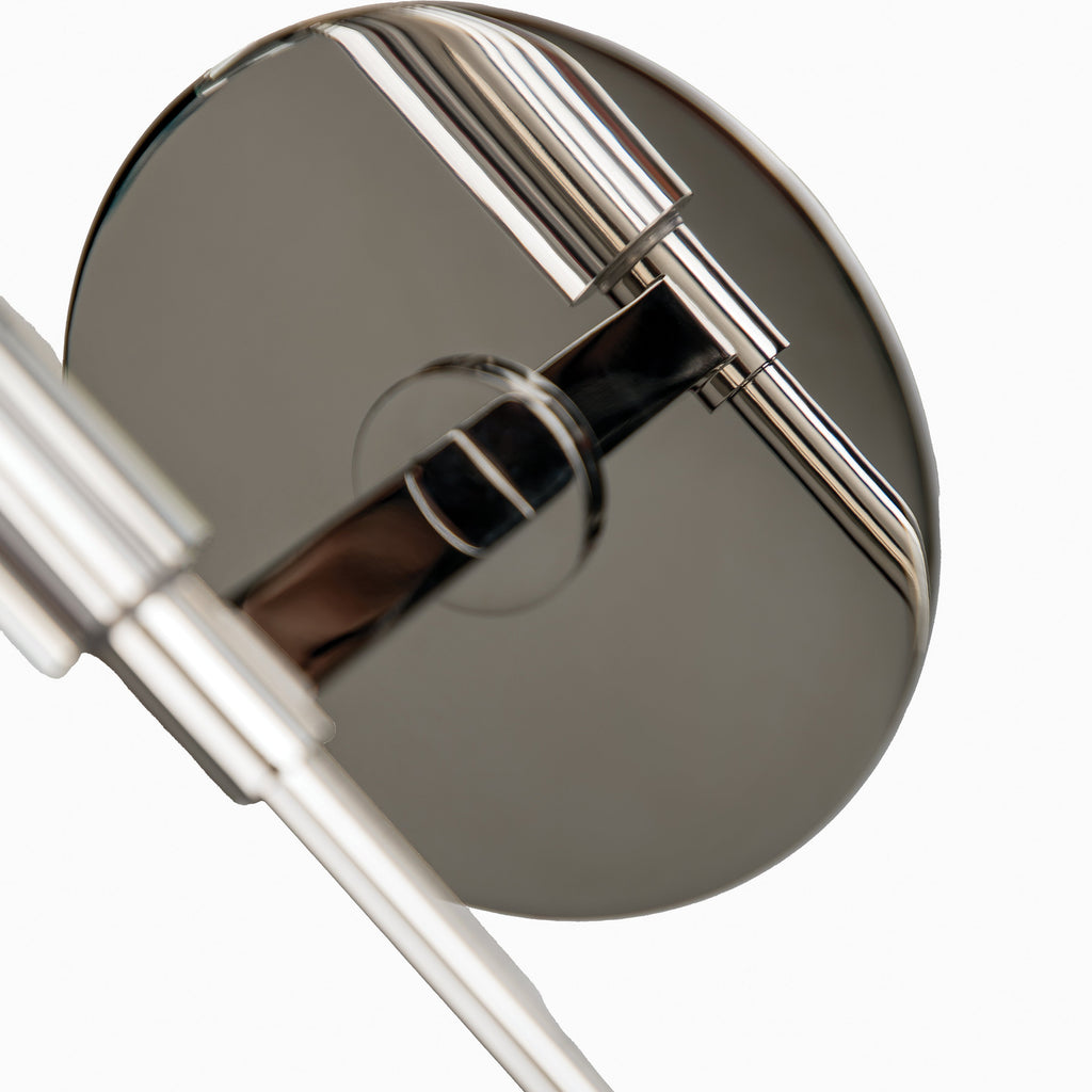 Prudence 1-Light Wall Sconce in Polished Nickel