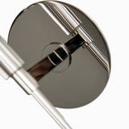 Prudence 1-Light Wall Sconce in Polished Nickel