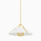 Robbins Pendant in Aged Brass