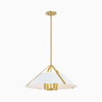 Robbins Pendant in Aged Brass