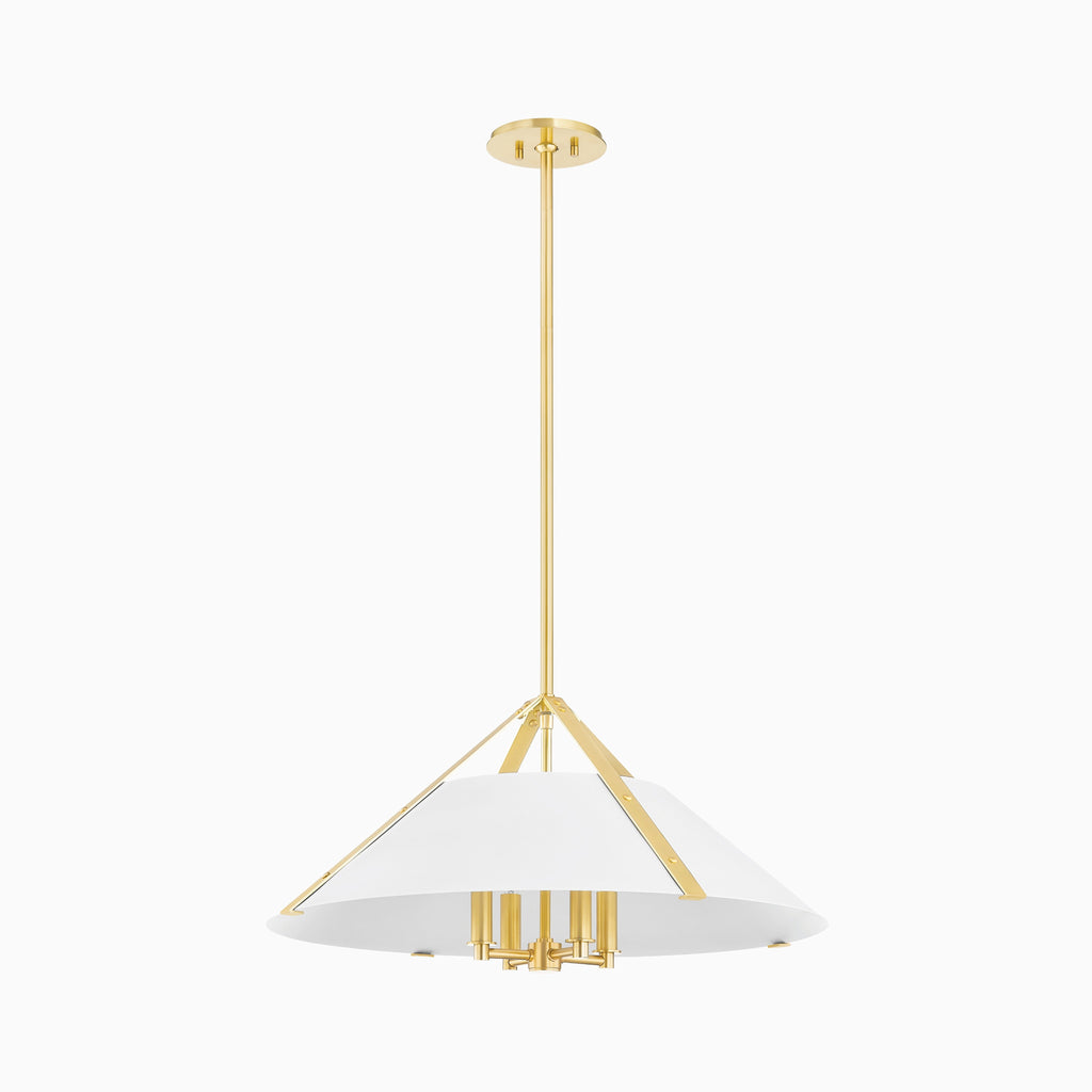 Robbins Pendant in Aged Brass