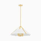 Robbins Pendant in Aged Brass