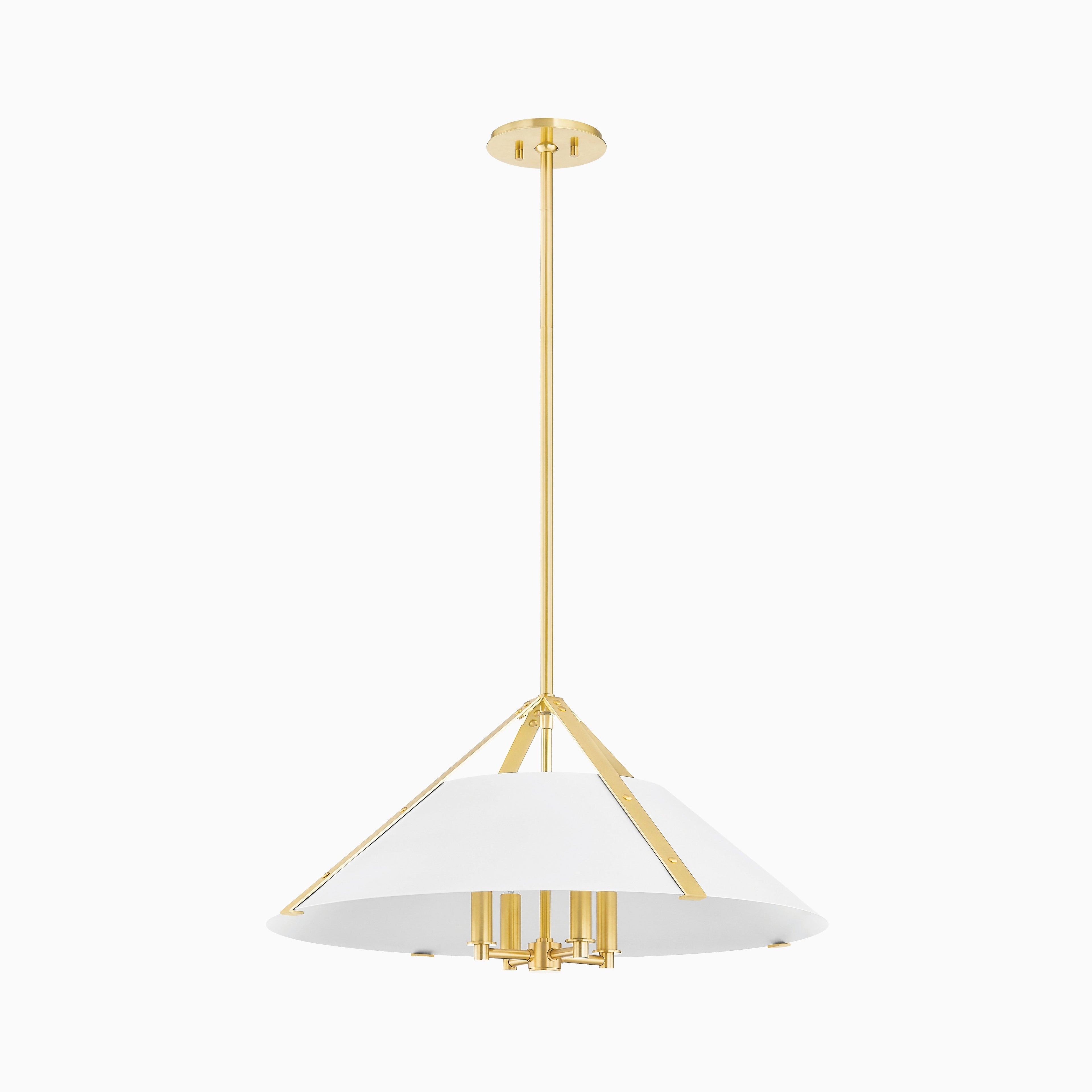 Robbins Pendant in Aged Brass