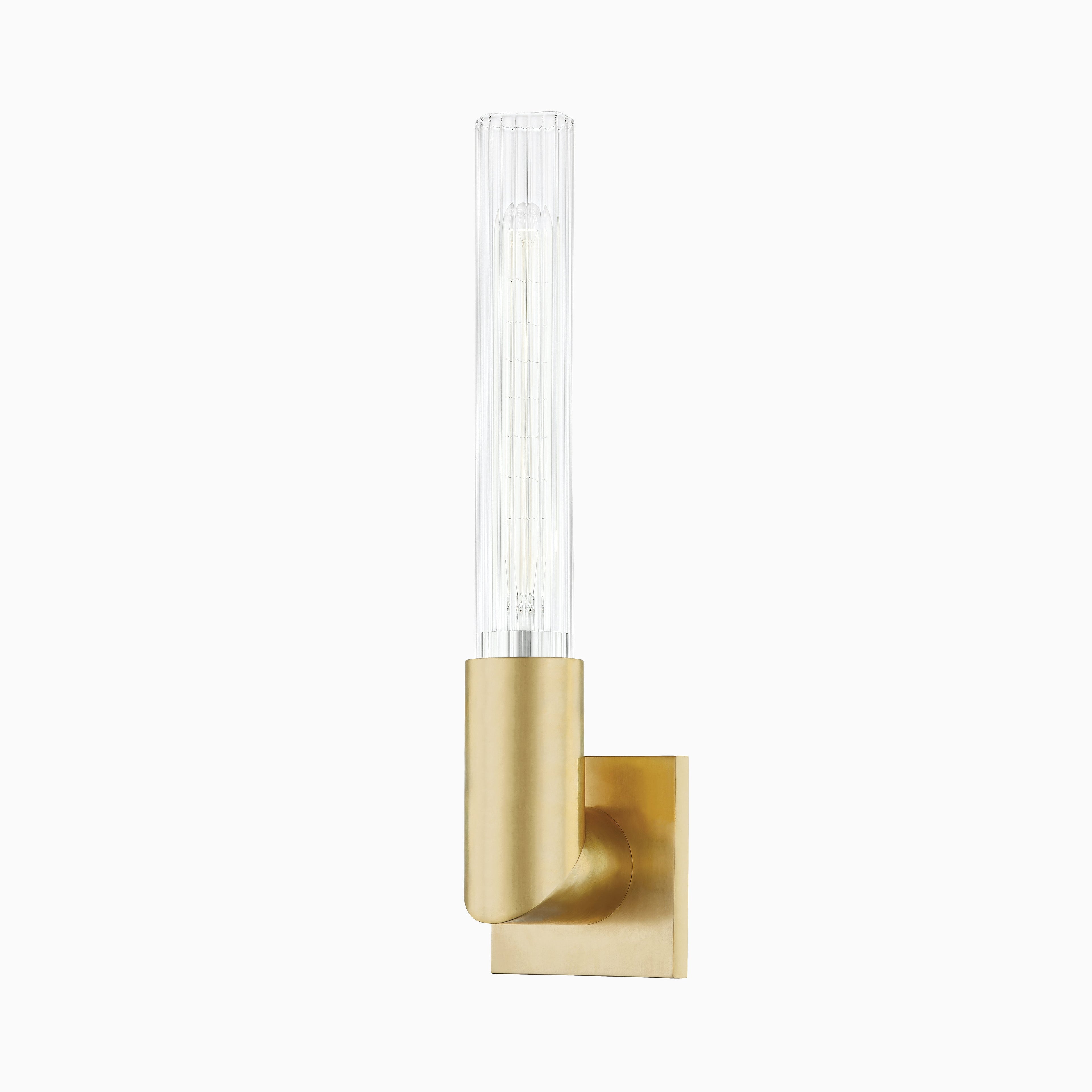 Rupert 17 Wall Sconce in Aged Brass