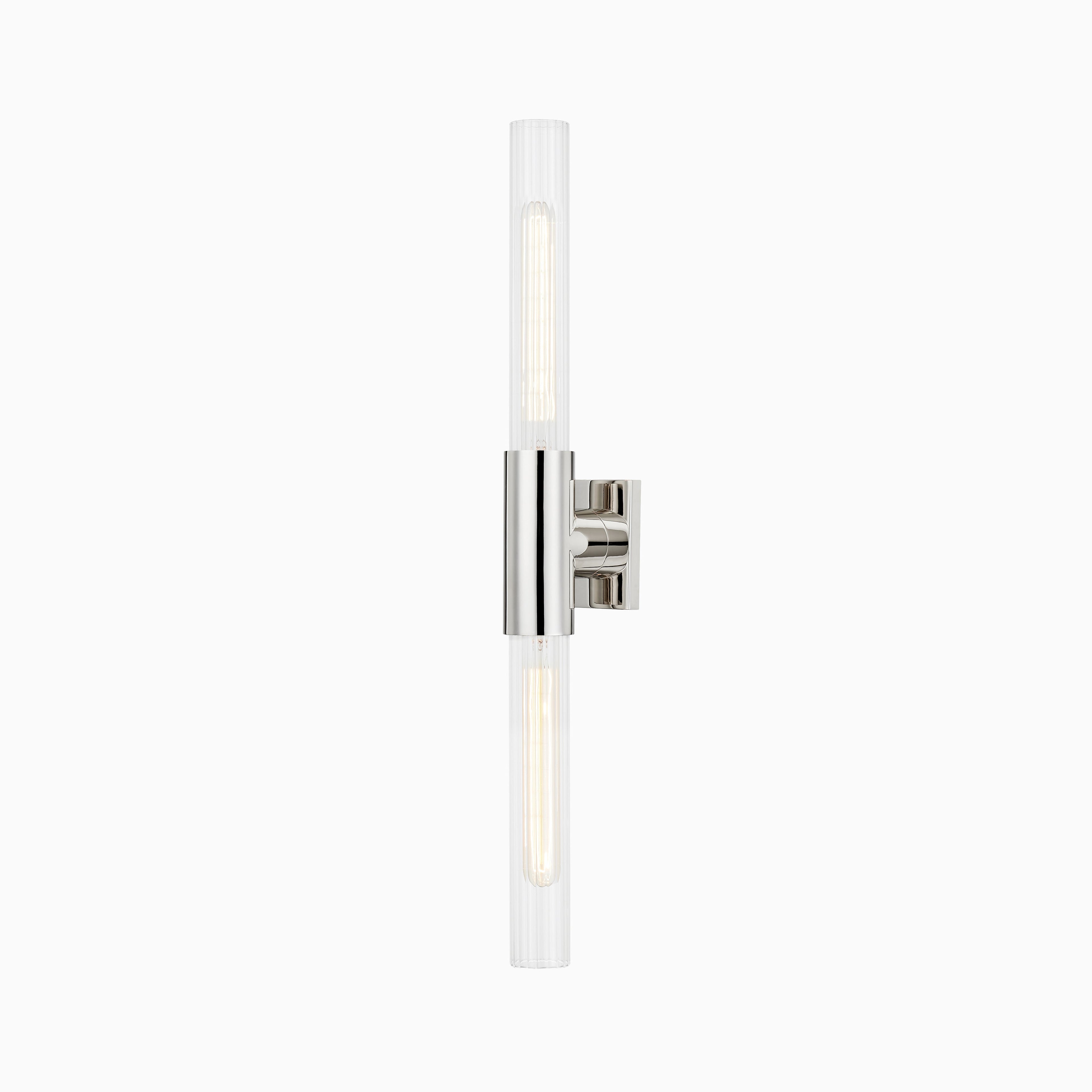 Rupert 28 Wall Sconce in Polished Nickel