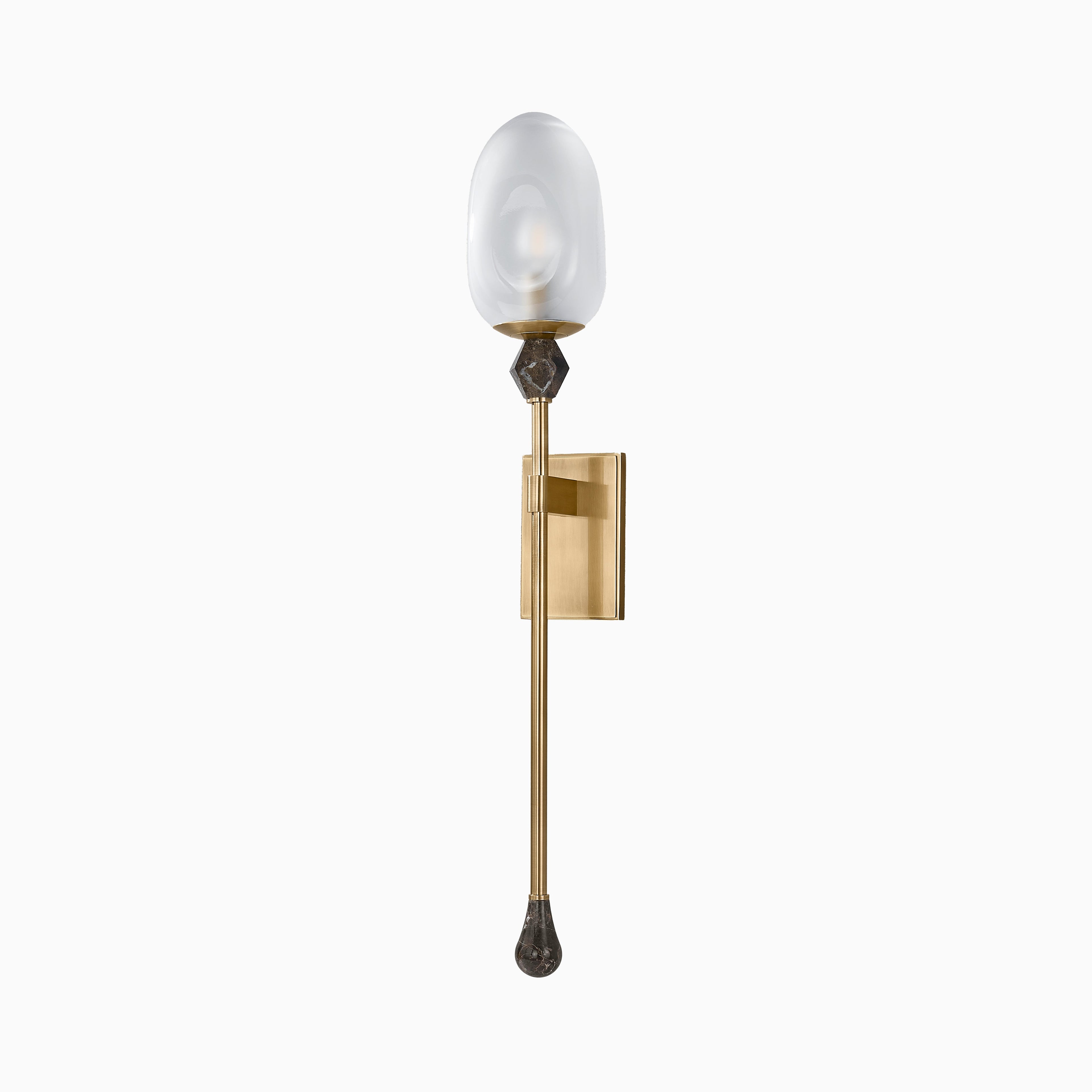 Shonda Wall Sconce in Vintage Brass