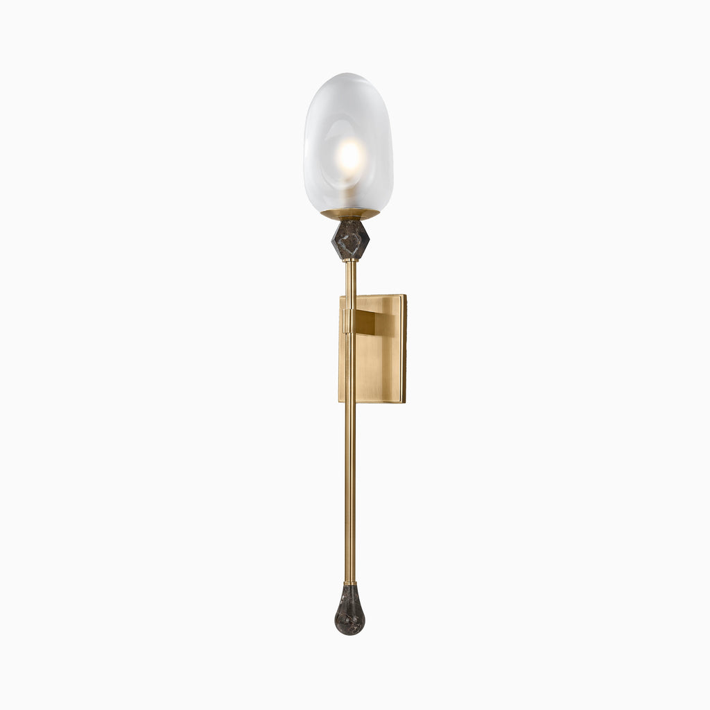 Shonda Wall Sconce in Vintage Brass