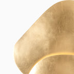 Lynn Wall Sconce In Vintage Gold Leaf