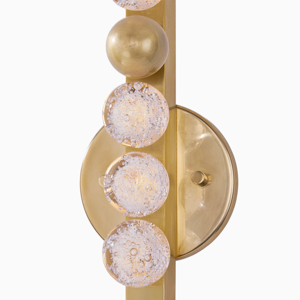 Sapphira Wall Sconce In Vintage Brass