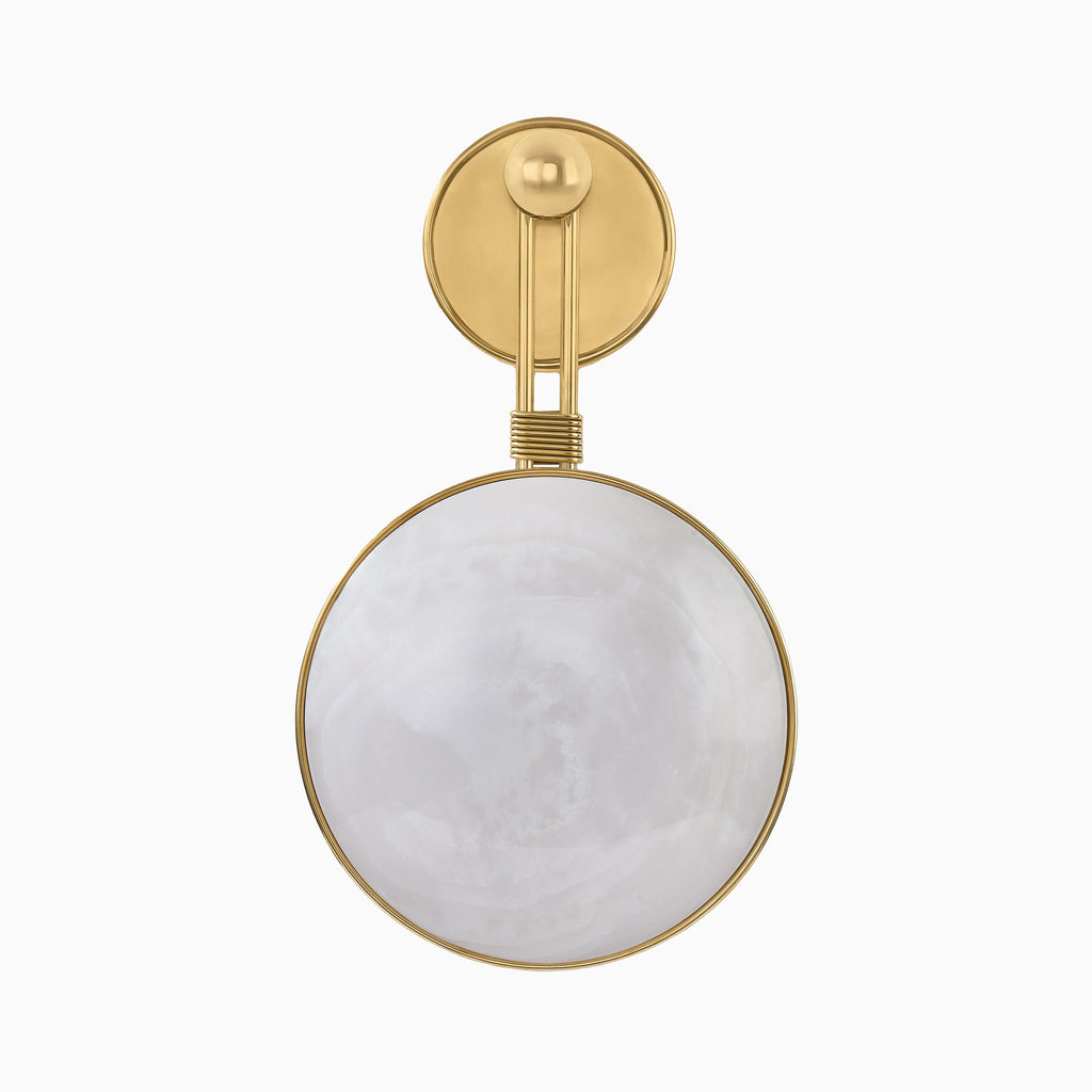 Noelle Wall Sconce in Vintage Brass