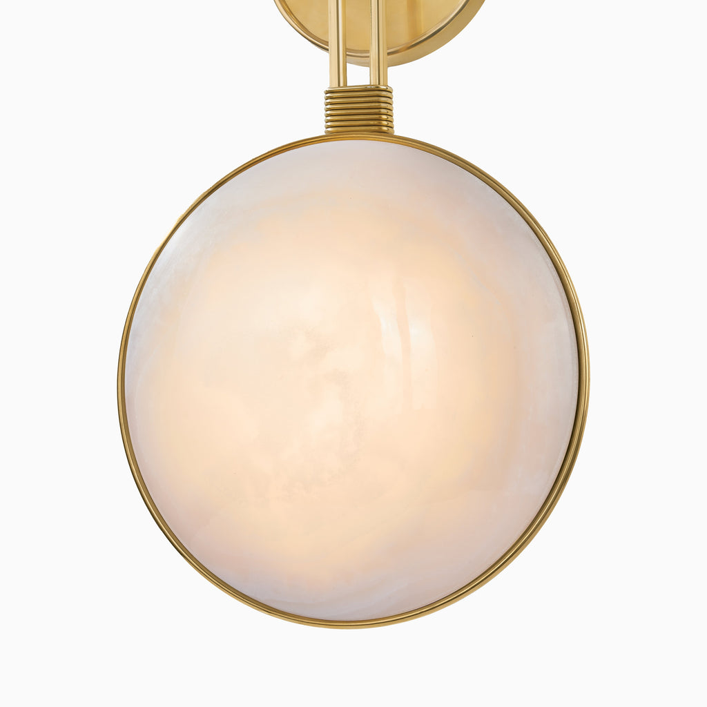 Noelle Wall Sconce in Vintage Brass