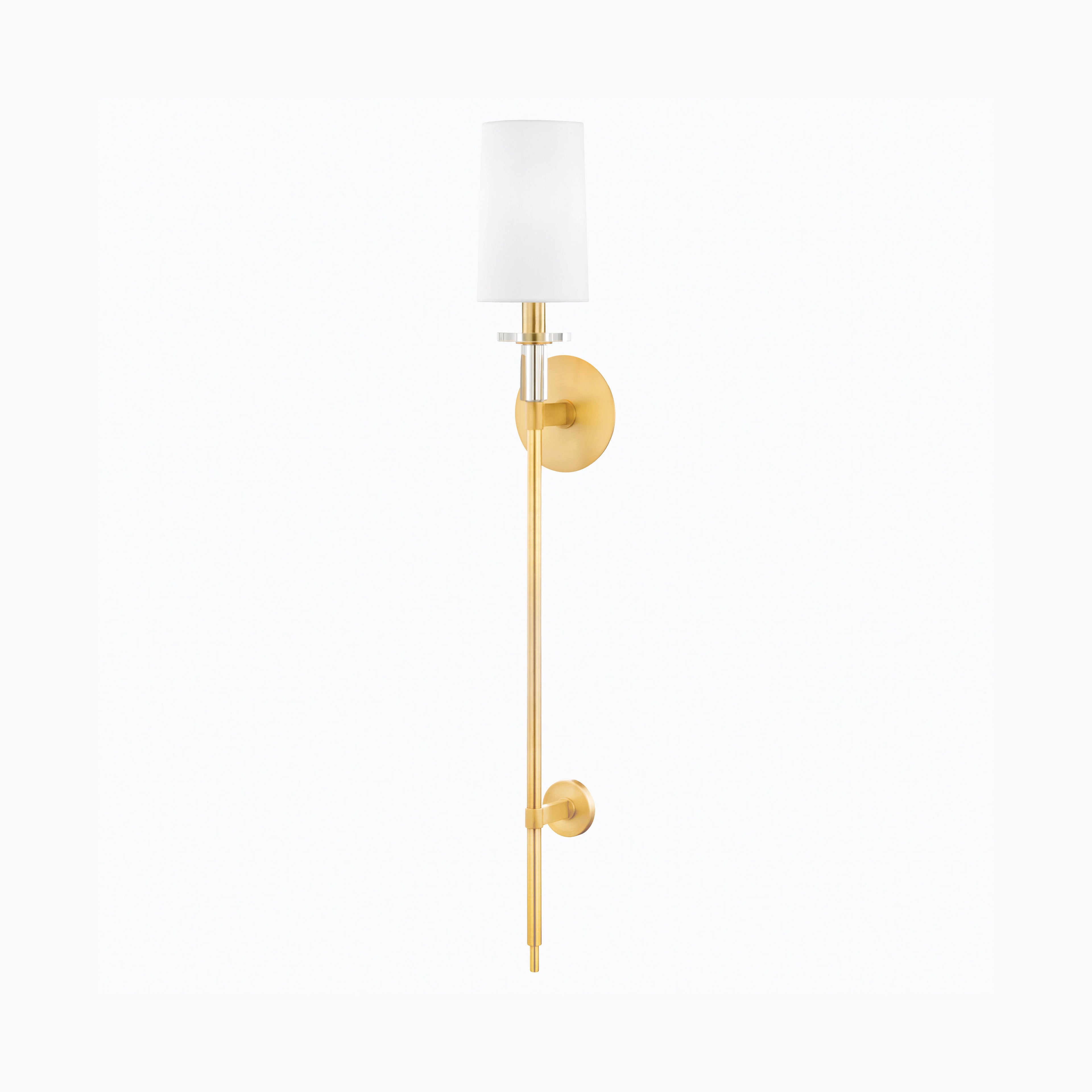 Prudence Wall Sconce in Aged Brass