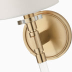 Colette Wall Sconce in Aged Brass